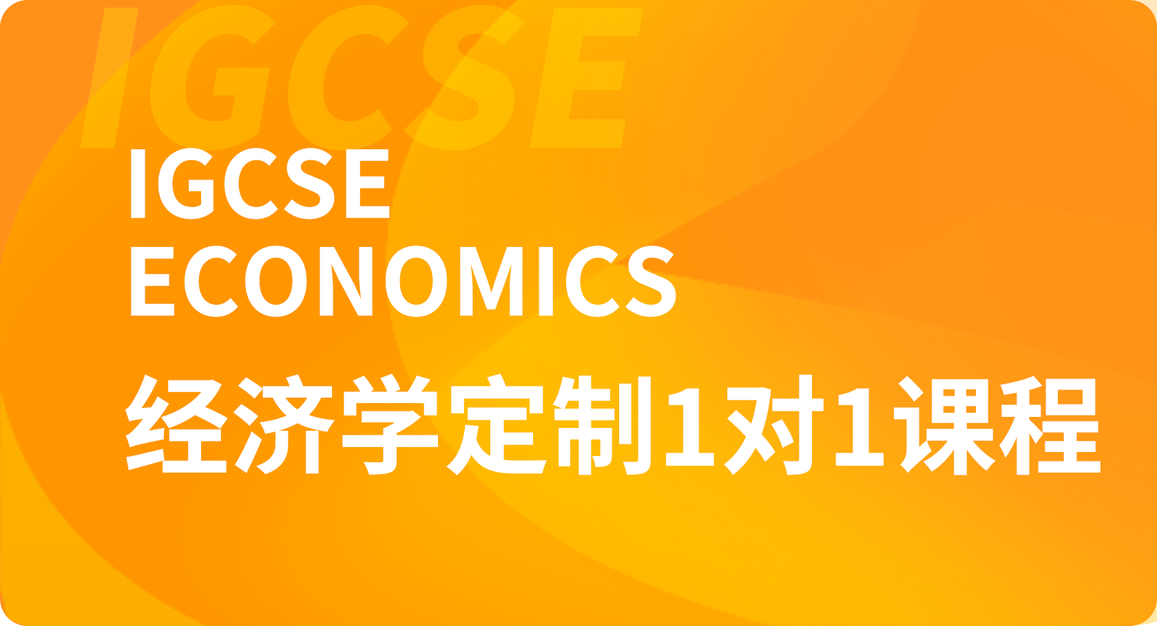 IGCSE经济学1对1